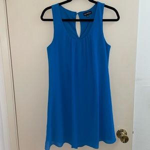 Size M blue “Sequin Hearts” dress
